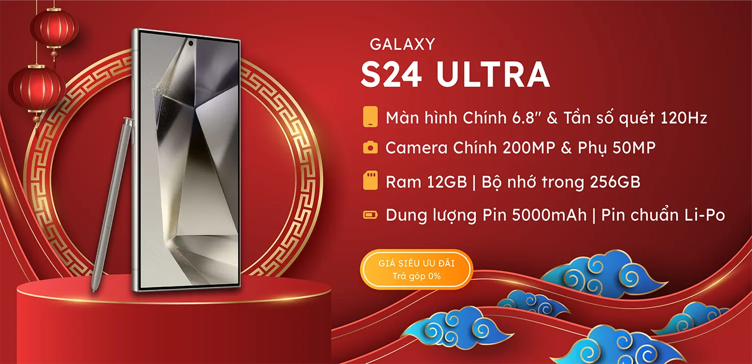 Samsung Galaxy S24 Ultra 5G Chính hãng 12GB/256GB