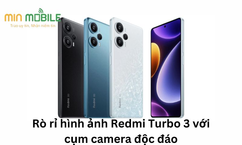 Rò rỉ hình ảnh Redmi Turbo 3 với cụm camera độc đáo