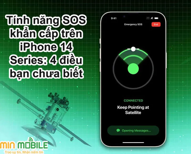 4 điều có thể bạn chưa biết về tính năng Emergency SOS trên iPhone 14 series