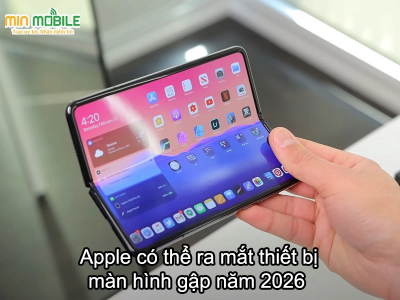Apple có thể ra mắt thiết bị màn hình gập trong năm 2026