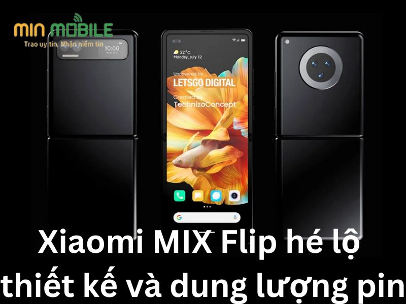 Xiaomi MIX Flip hé lộ thiết kế và dung lượng pin