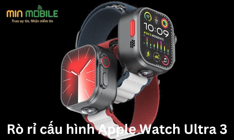Rò rỉ cấu hình Apple Watch Ultra 3