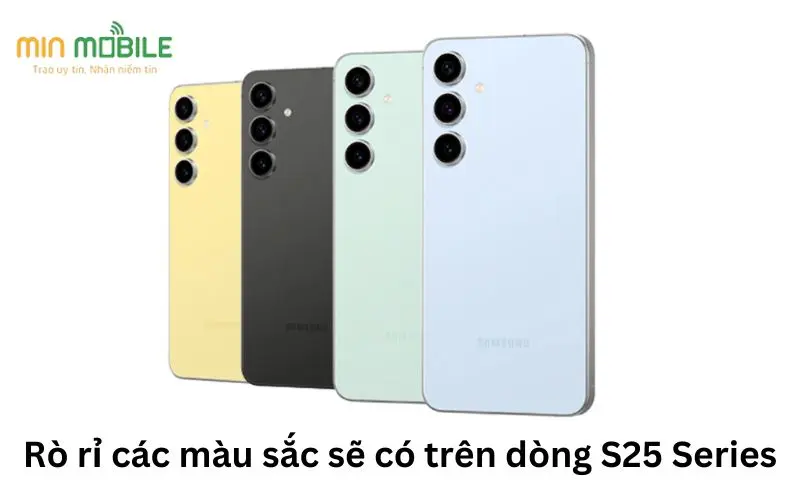 Rò rỉ các màu sắc sẽ có trên dòng S25 Series