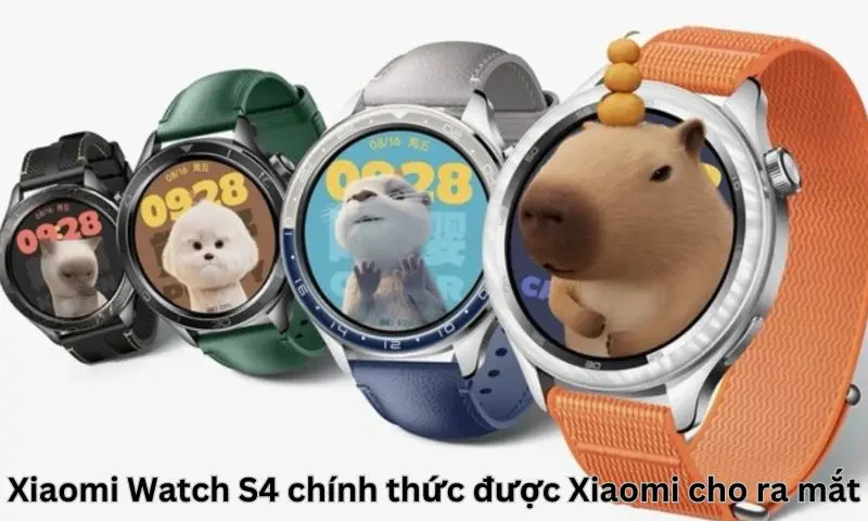 Xiaomi Watch S4 chính thức được Xiaomi cho ra mắt