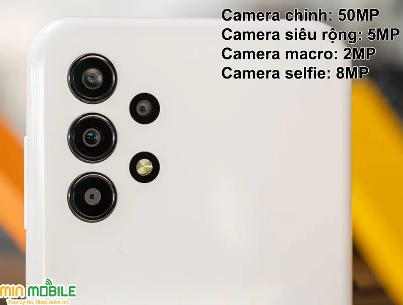 Cụm 4 camera chất lượng ở mặt lưng của Galaxy A13 5G