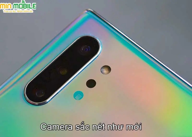 Camera sắc nét của Galaxy Note 10 Plus 512Gb đã qua sử dụng