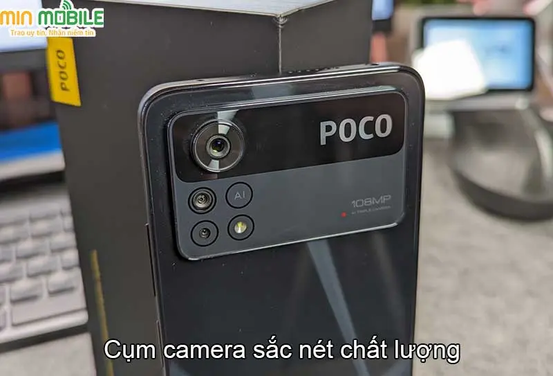 Cụm camera sắc nét chất lượng trên Xiaomi POCO X4 5G 128Gb