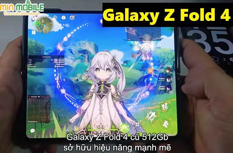 Hiệu năng ổn định mượt mà trên Galaxy Z Fold 4 hàng lướt 512Gb