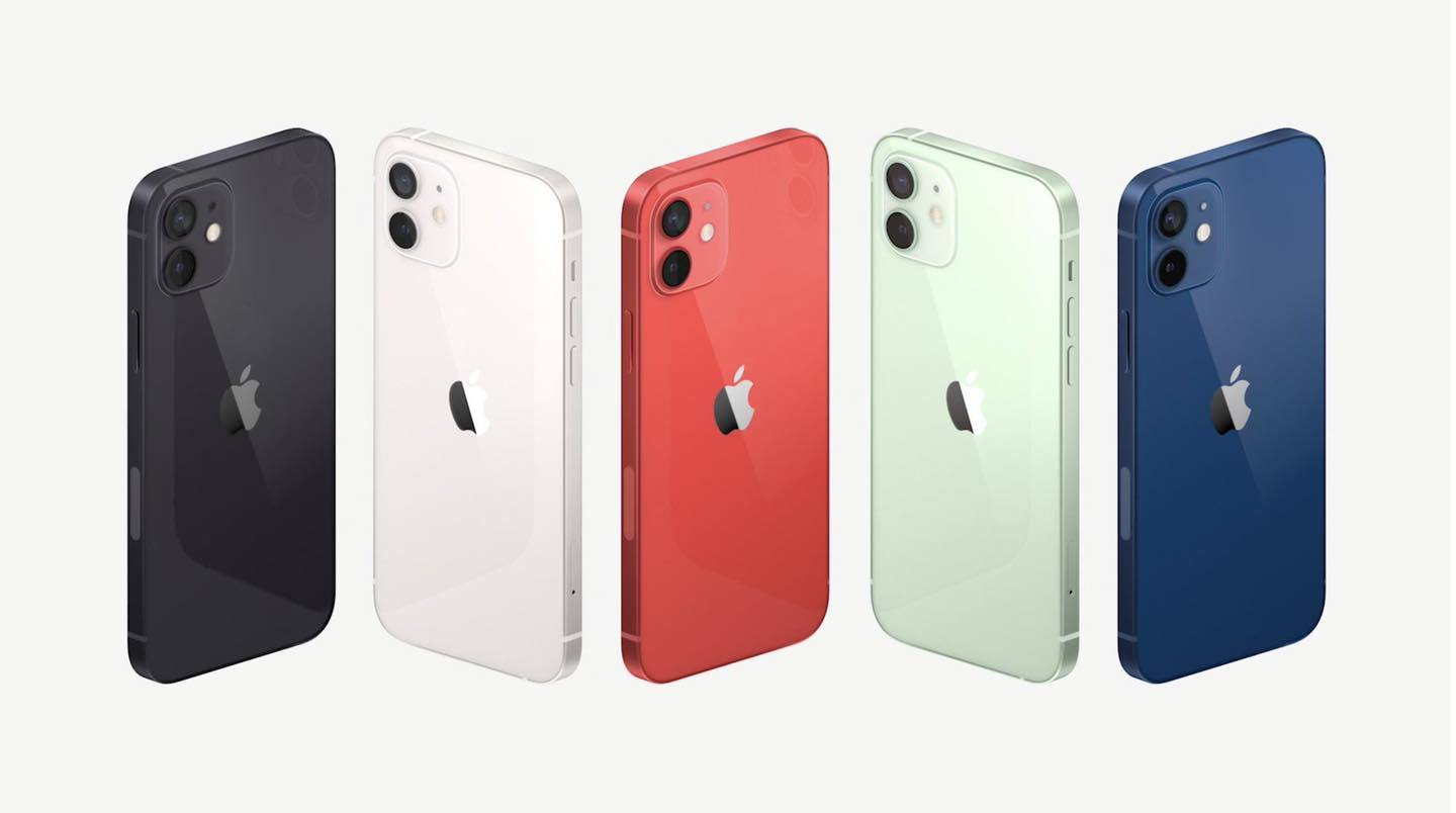 5 màu iPhone 12 xách tay Hàn Quốc