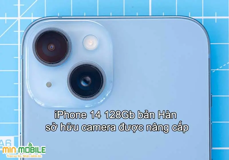 Camera trên iPhone 14 128Gb xách tay Hàn Quốc cực sắc nét