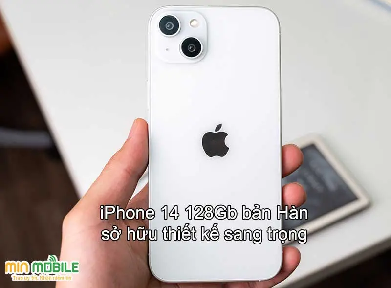 iPhone 14 128Gb xách tay Hàn có thiết kế sang trọng