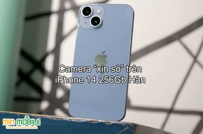 Camera trên iPhone 14 256Gb Hàn được tích hợp tính năng xử lý hình ảnh Photonic Engine