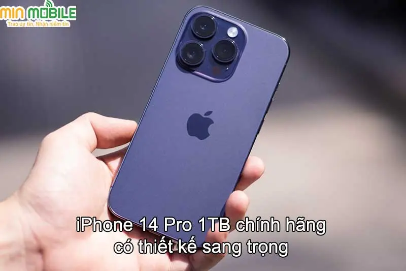 iPhone 14 Pro 1Tb chính hãng có thiết kế sang trọng