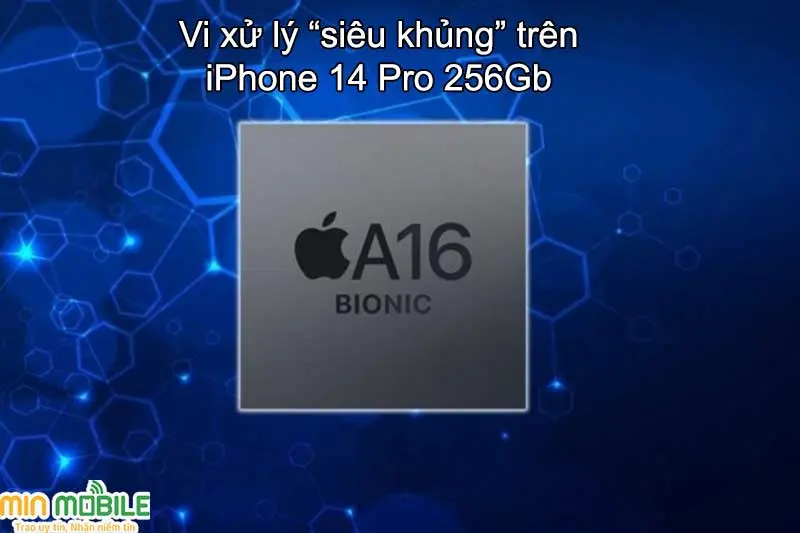 Chip A16 Bionic mang lại hiệu năng khủng cho chiếc điện thoại này