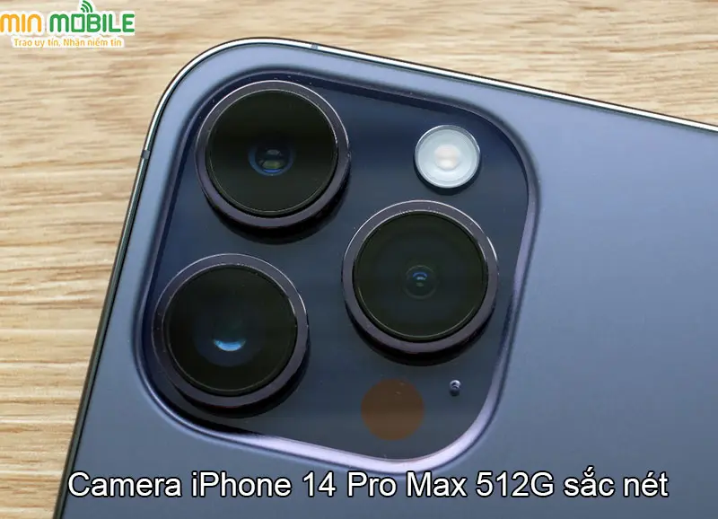 Camera được nâng cấp trên iPhone 14 Pro Max 512Gb VN/A
