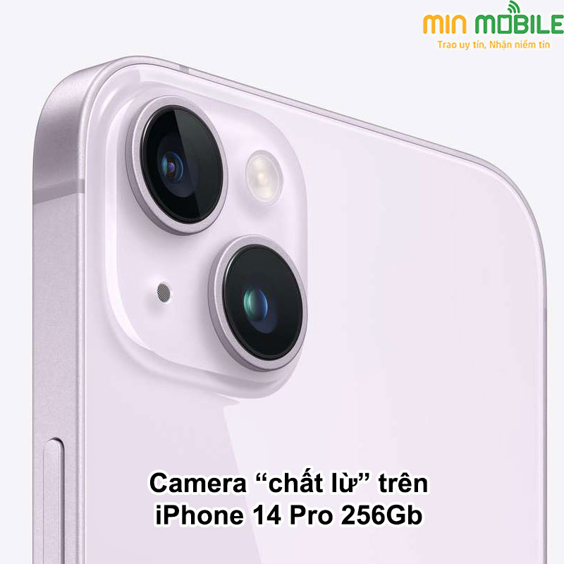 Hai camera của iPhone 14 Plus 256Gb có độ phân giải 12MP
