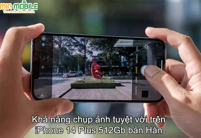 Camera cực sắc nét của iPhone 14 Plus 512Gb Hàn Quốc