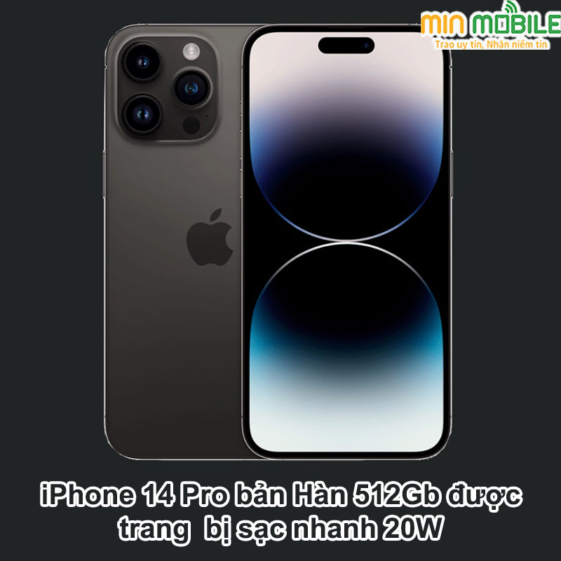iPhone 14 Pro xách tay Hàn được trang bị sac nhanh 20W