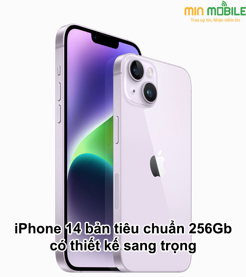 Thiết kế sang trọng trên iPhone 14 bản tiêu chuẩn 512Gb