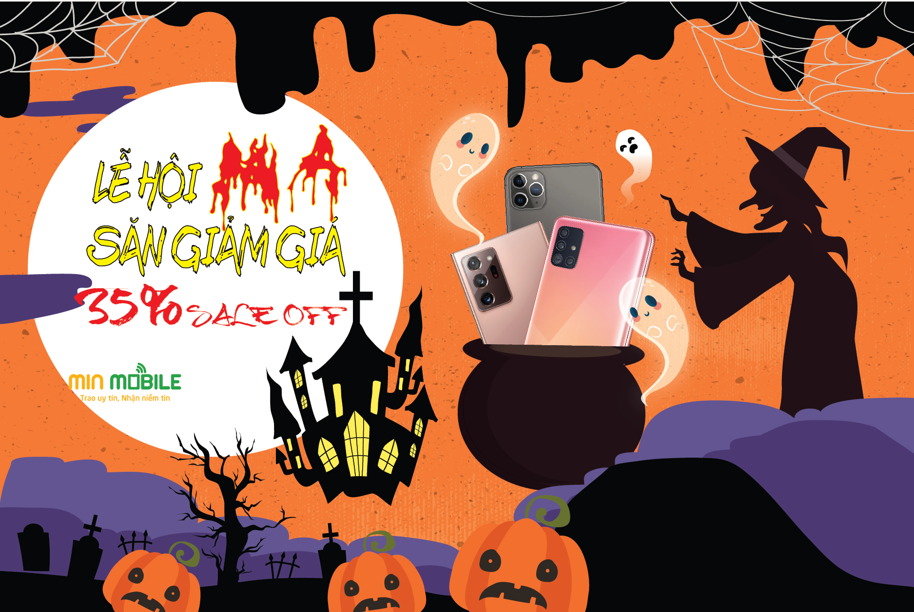 Chương trình lễ hội Halloween giảm giá đến 35%