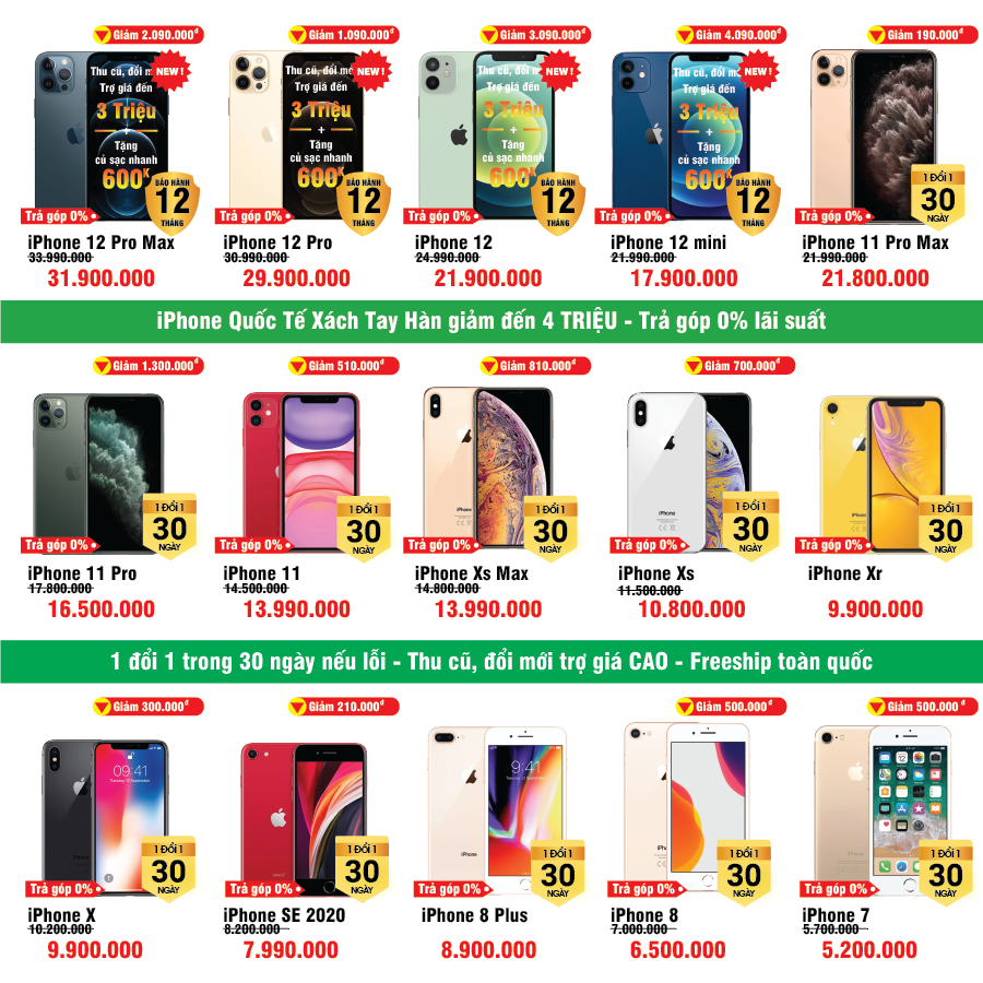 iPhone giảm mạnh mừng sinh nhật Minmobile
