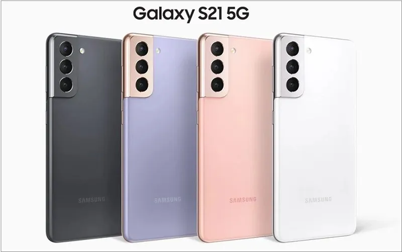 4 phiên bản màu sắc của Galaxy S21