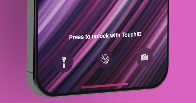 iPhone 13 sẽ được trang bị Touch ID dưới màn hình
