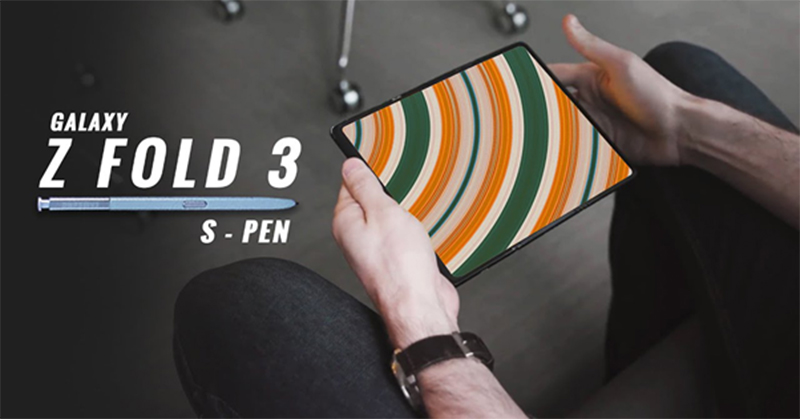 Galaxy Z Fold 3 được trang bị bút S Pen