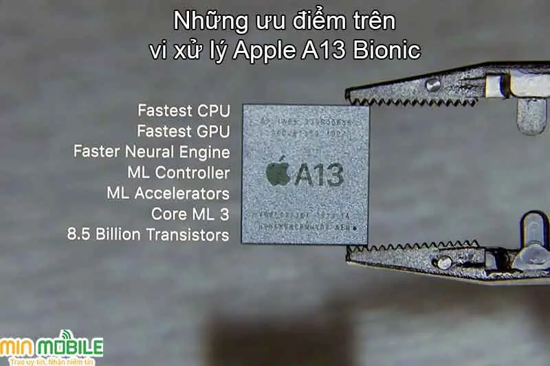 Ưu điểm của vi xử lý A13 Bionic
