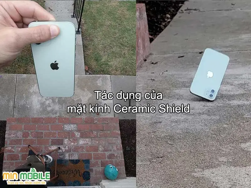 Măt kính Ceramic Shield bảo vệ màn hình iPhone như thế nào