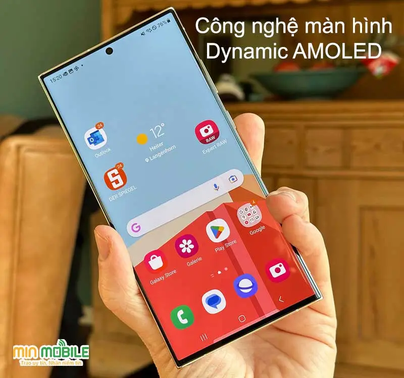 Công nghệ màn hình Dynamic AMOLED trên các sản phẩm cao cấp của Samsung