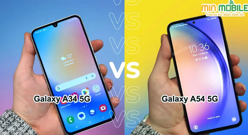 Màn hình của Galaxy A34 5G và Galaxy A54 5G cực chất