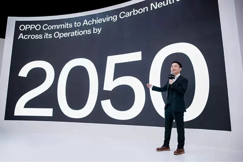 Tại sự kiện, OPPO cam kết vào năm 2050 sẽ đạt được mức trung hòa carbon trong các hoạt động toàn cầu