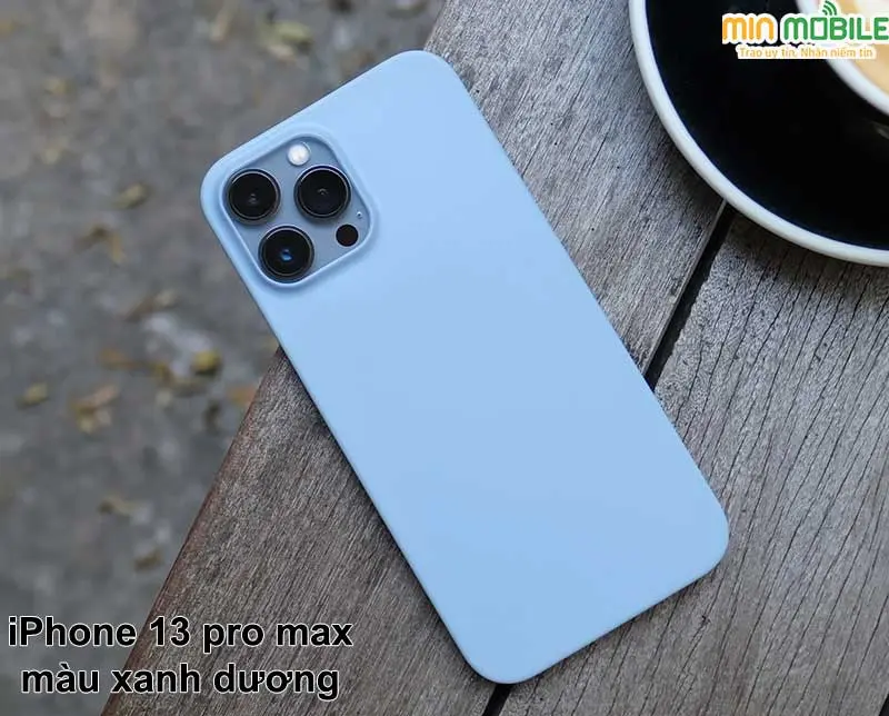 iPhone 13 Pro Max màu xanh dương Sierra Blue dẫn đầu xu hướng