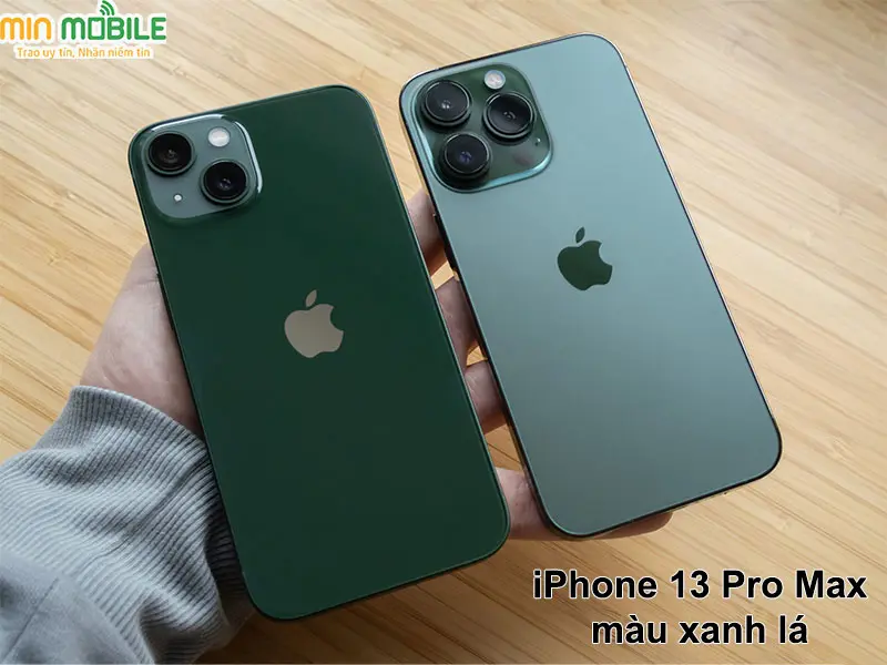 iPhone 13 Pro Max màu xanh lá Alpine Green phù hợp cho người mệnh mộc